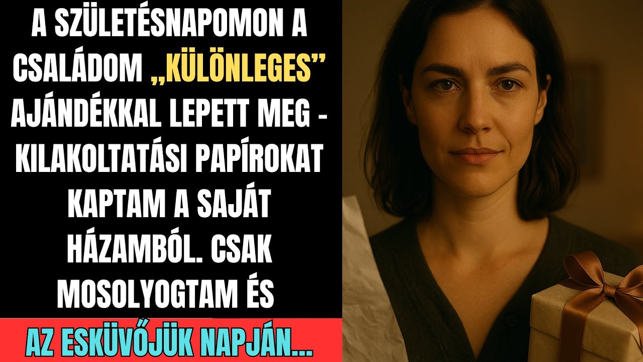 A születésnapomon a családom kilakoltatási papírokat adott – mosolyogva visszaadtam a szívességet...
