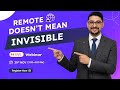 Remote Doesn’t Mean Invisible: How to Make Remote Teams More Transparent and Productive