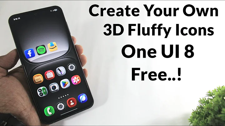 Create and Install ONE UI 8 3D Fluffy Icons On Any Samsung