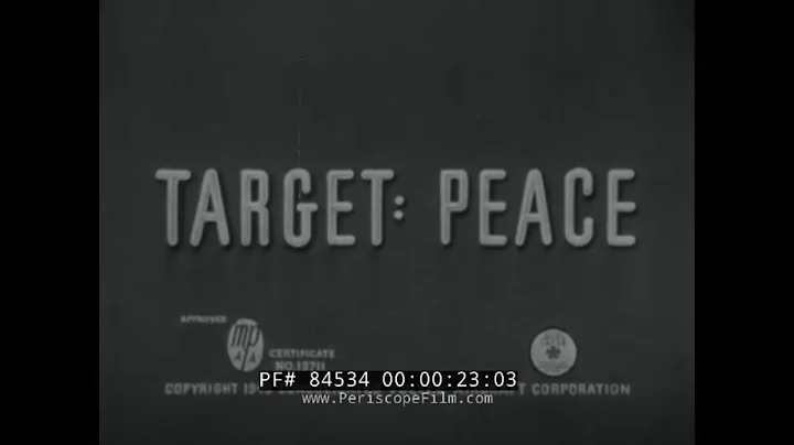 CONSOLIDATED VULTEE B-36 BOMBER PROMOTIONAL FILM  TARGET: PEACE  84534