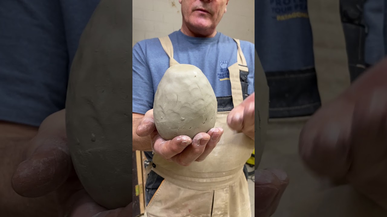 3 Daumenschalen verbinden- Ei formen