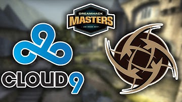 Cloud9 vs NiP - DreamHack Masters Las Vegas Map 1 - de_cobblestone