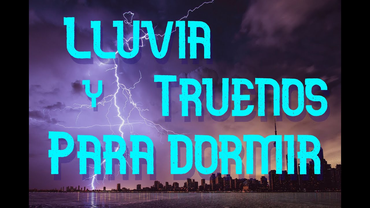Sonido de lluvia y truenos para dormir profundamente - YouTube