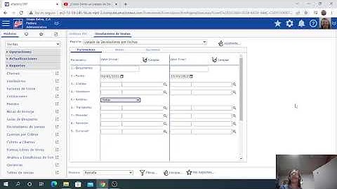 ERP en Nube: Como emitir un Listado de Devoluciones por Fechas en eFactory Software ERP