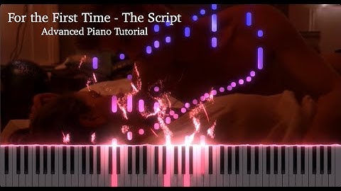 For the First Time - The Script | Playover + Solo Tutorial [Piano]