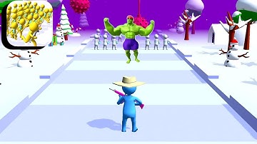 GUN CLASH 3D 🏃💪 BIG NEW UPDATE All Levels Gameplay Walkthrough iOS, Android (Max Level 2023-2024)