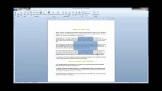 Working With Images and Objects in documents - MS Word Tips