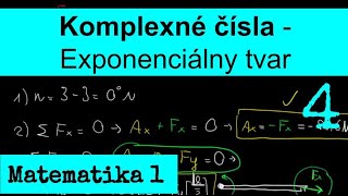 Komplexné čísla - Exponenciálny tvar