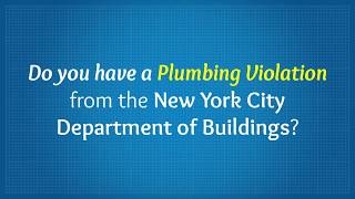 Dob Violations Removal in NYC - John Farr Plumbing