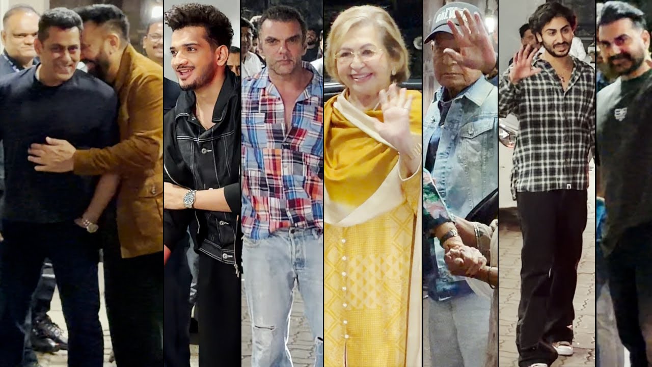 Arbaaz Khan Marriage Anniversary | Salman Khan, Sohail Khan, Salim Khan, Arbaaz Khan & Khan Family