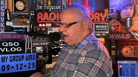 KC9VKV HAM RADIO QSO-VLOG - MY GROUP AIRCHECK!!! - 9/12/25 - JIM'S RADIO STORY