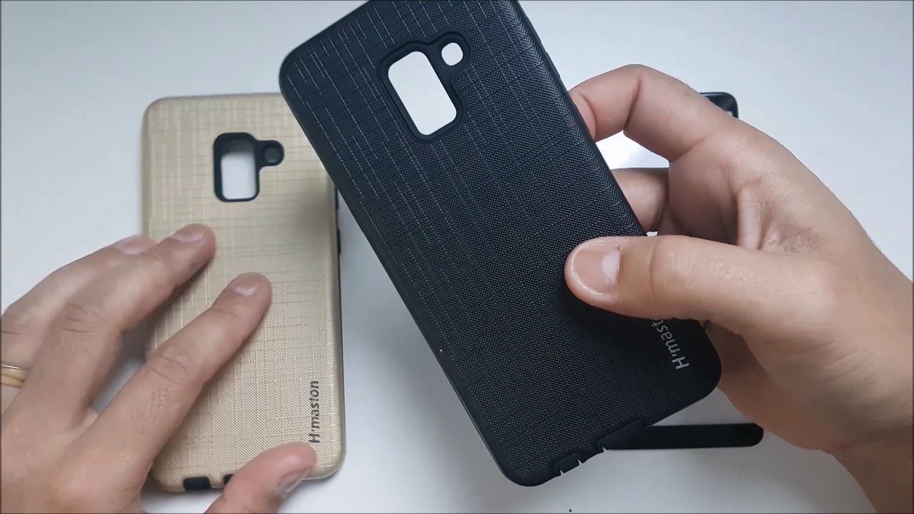 Capa anti impacto Galaxy A8 2018 + Pelicula de Vidro 3D - YouTube