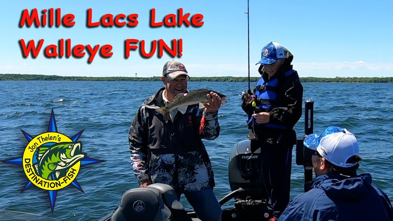 How To Catch Early Summer Mille Lacs Lake Walleyes YouTube