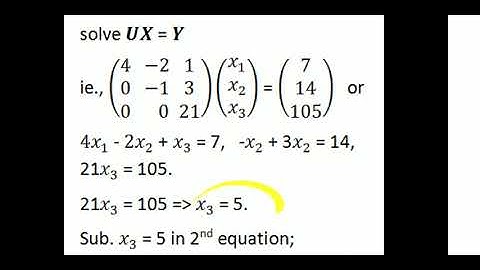 Applications of LU-Factorization|2nd SEM UG|UOC|Complimentary Course Mathematics