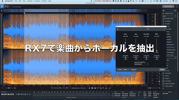 iZotope RX7のMusic Rebalanceで楽曲からボーカルを抽出する方法