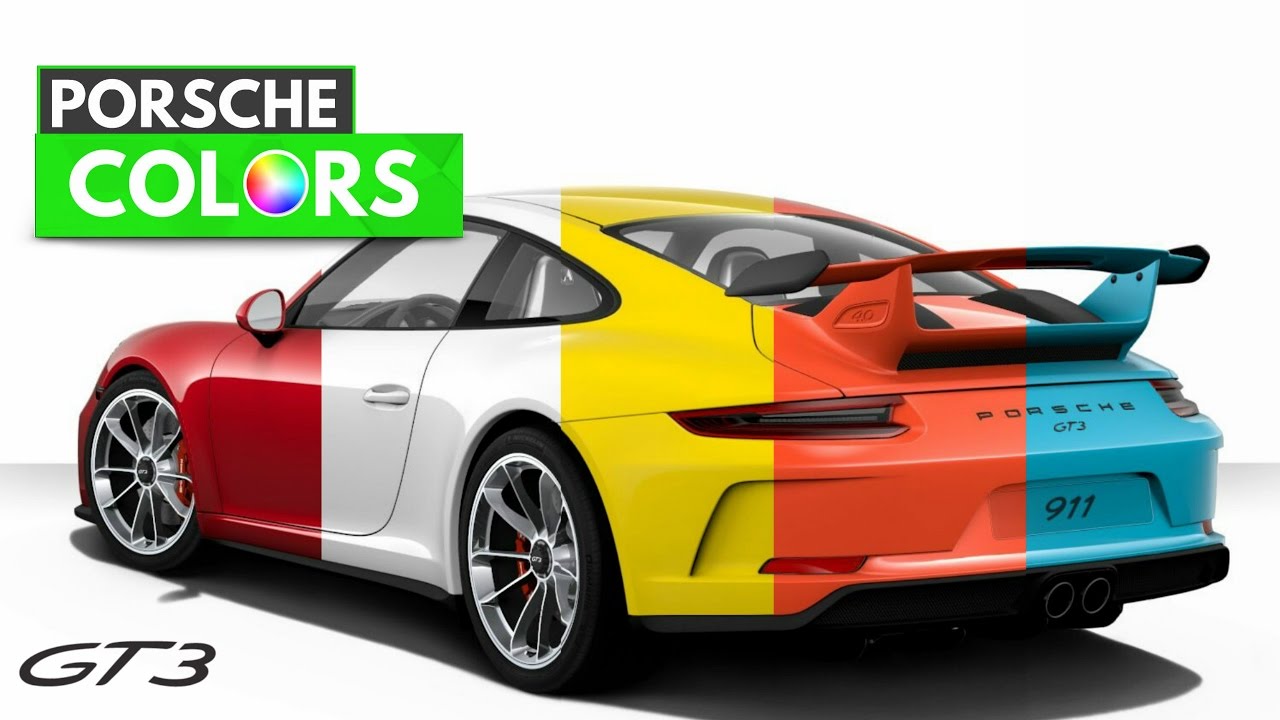 Porsche 911 Color Chart