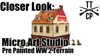 Tabletop Cp Closer Look Micro Art Studio Pre Painted Ww2 Terrain