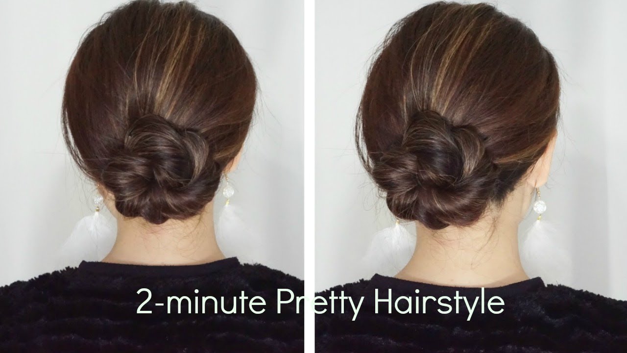 2-minute Hairstyle for lazy people I Alisa