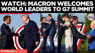 G7 KICKS OFF: Macron Welcomes World Leaders At G7 Summit | Times Now World