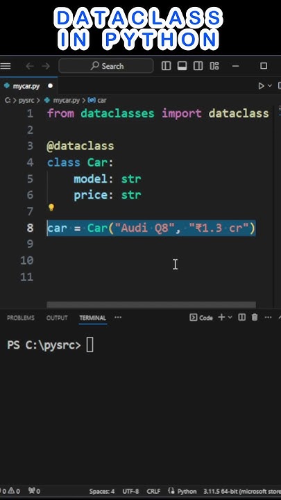 How to Create a Data Class in Python | Using Data Classes #coding # ...