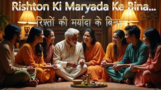 Rishton Ki Maryada Ke Bina-रशत क मरयद क बन I Manav Maryada-मनव मरयदSubscribe