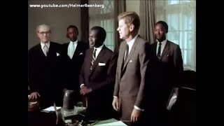 October 22, 1962 - President John F. Kennedy meets Prime Minister A. Milton Obote of Uganda