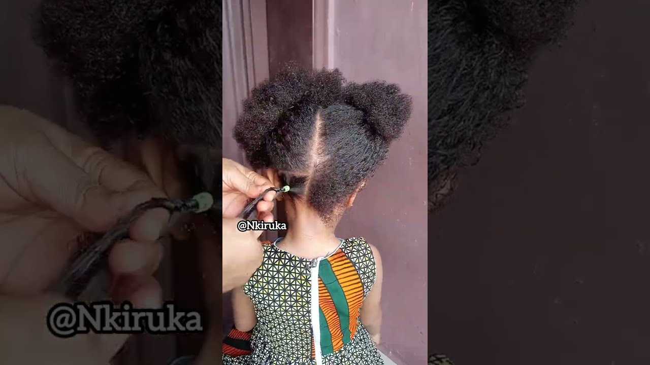 How to do cross cross braids | Baby girl Hairstyle | little girls hairstyles | braiding 