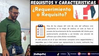 💻 Requirements in Software Development: Concept and Characteristics 💻 Requirements in Software Development: Concept and Characteristics