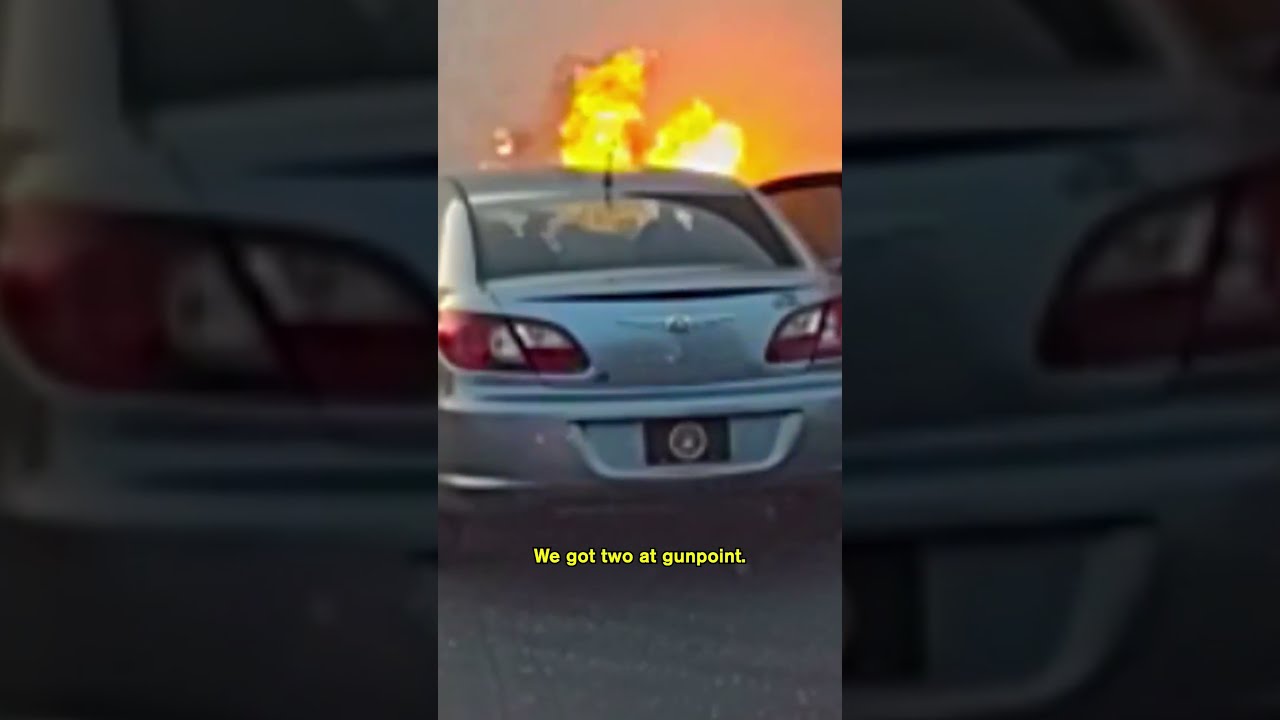 High Speed Chase Ends In Crash Flames Police Find Guns Drugs Parent Wars A E Shorts