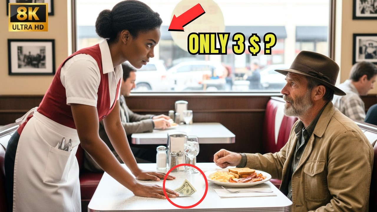 Undercover Billionaire Left $3 Tip to Test Black Waitress — Her Answer Made Him Rewrite His Will