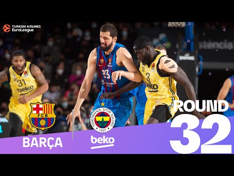 Abrines sends Barca to first place! | Round 32, Highlights | Turkish Airlines EuroLeague