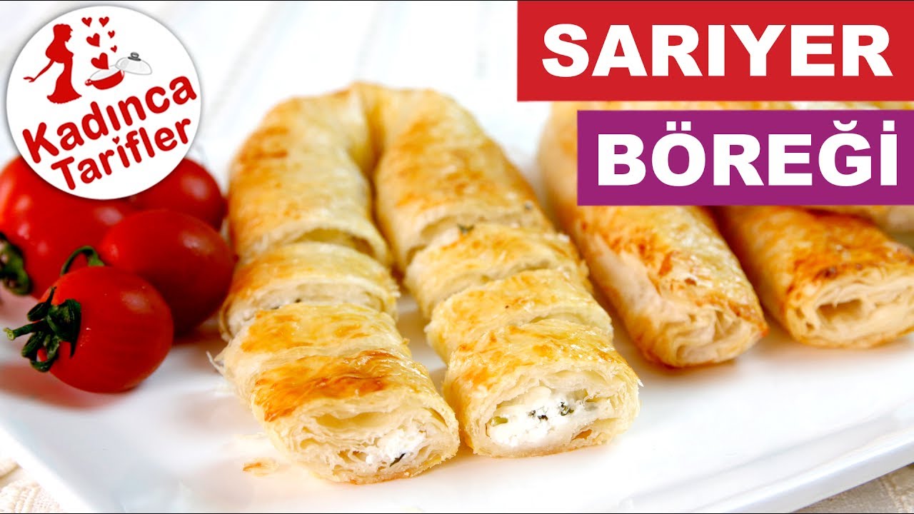 Baklavalık Yufkadan Peynirli Sarıyer Böreği Videosu Baklavalık Yufkadan Peynirli Sarıyer Böreği Videosu