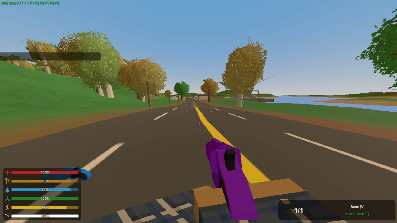 Обзор мода Flare Gun в Unturned