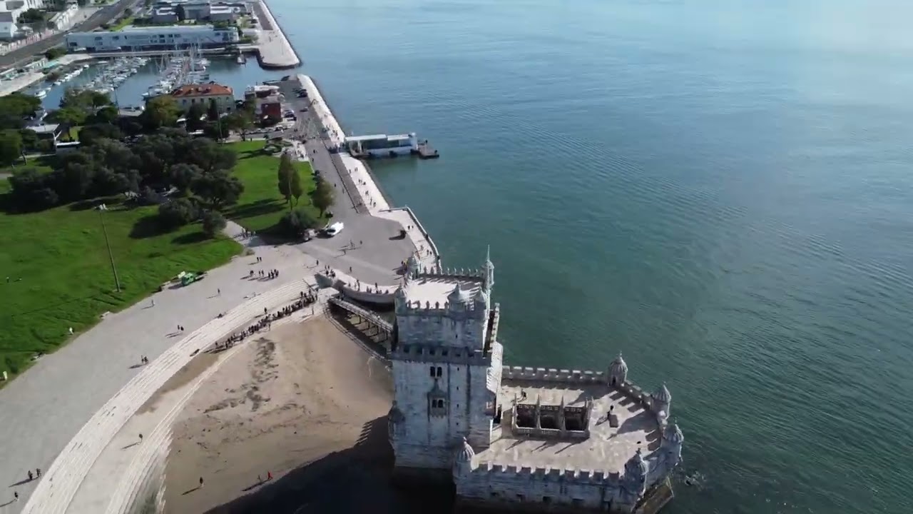 Lizbona z lotu ptaka - drona (Lisboa City drone perspective) 2024