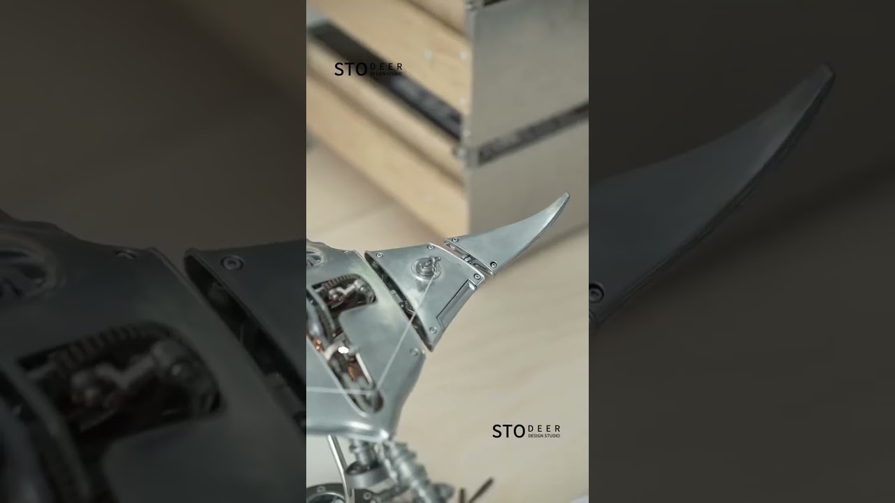 Stodeer Innovative Mechanical Metal Manta Rays Model