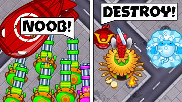 I met a toxic noob in the highest arena, then DESTROYED him... (Bloons TD Battles)