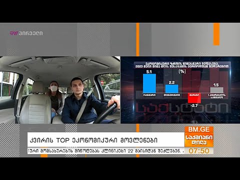 კვირის TOP ეკონომიკური მოვლენები