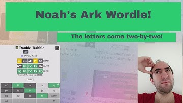 Wordle with letters PAIRED-UP?! (Double-Dabble puzzle for 3 Nov 25)