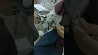 ~pd adjustment in trial frame ..#lenskartacademy
