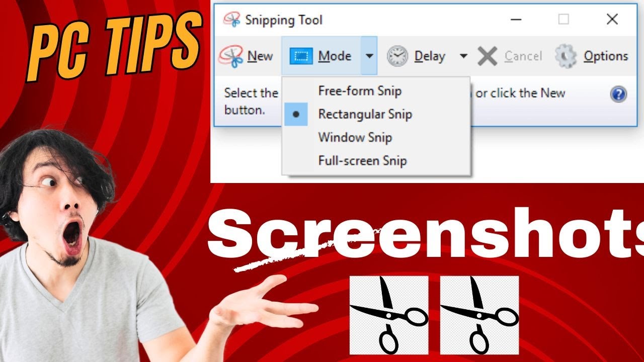 how can easily take screenshots using snipping tool in windows 10 ...