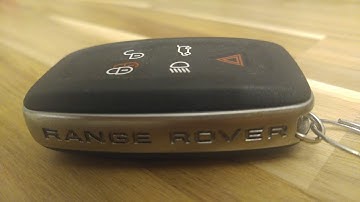 Range Rover Remote Key Fob Battery Replacement - DIY