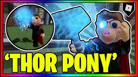 How to get the "THOR PIGGY" BADGE + SKIN/MORPH in PIGGY BOOK 2 ROLEPLAY || Roblox
