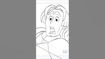 Clean to Rough Animation #shorts