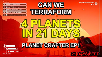 Can a Married Couple Terraform 4 Planets in 21 Days? Planet Crafter Challenge Begins!