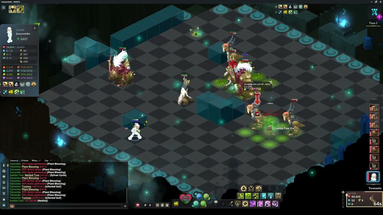 245 Poison Sadi Primassifs Dungeon R1 Solo S3 (UPDATED 11 BASE RANGE BUILD) 60K POISON TICKS - WAKFU