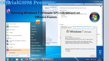 Running Windows 7 Ultimate SP1 (Ukrainian) inside macOS Mojave (VMware Fusion)