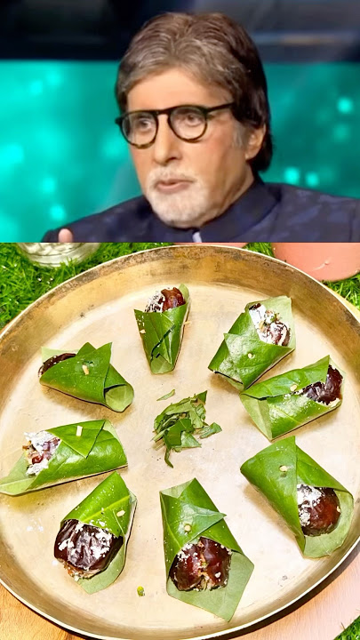 Amitabh Bachhan and Neena Gupta paan story “ paan bites recipe” #shorts #amitabhbachchan #celebrity