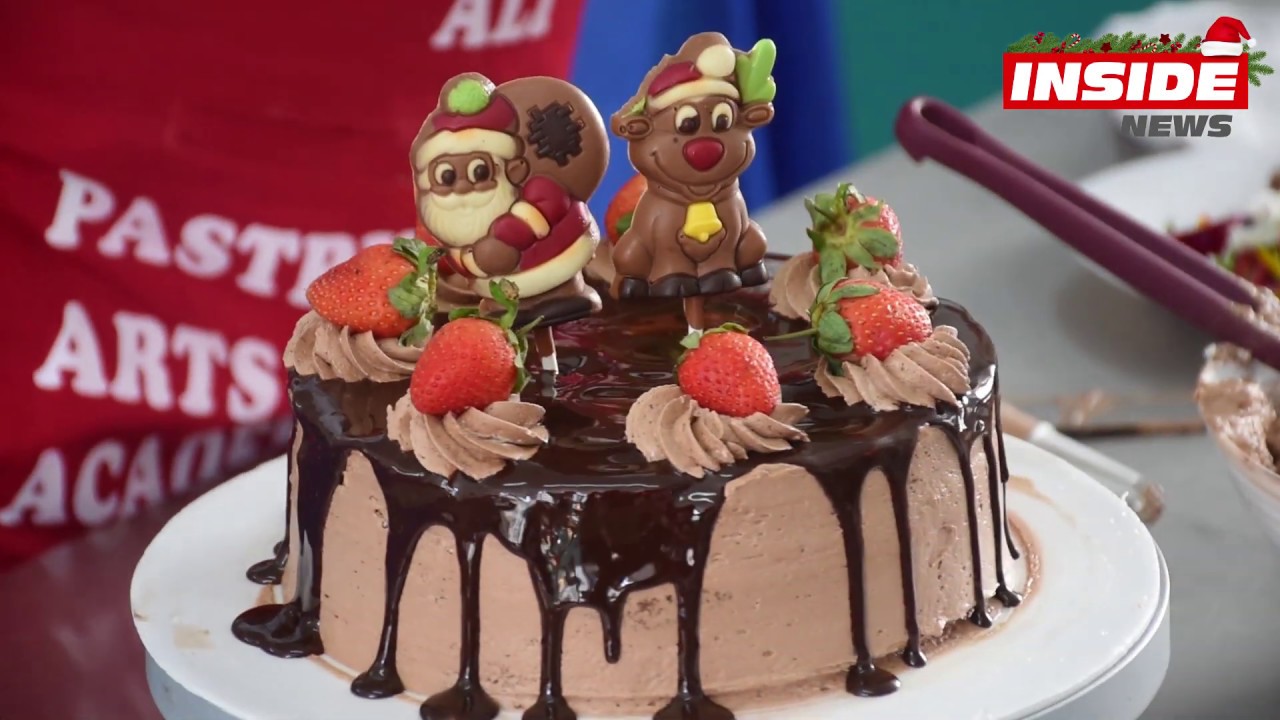 Une magnifique Génoise au chocolat du Chef Zulfekar Ali