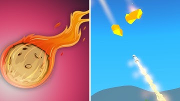 Meteor Rush 3D 🌠🌍🔥 Gameplay Android, iOS - Save the Planet!