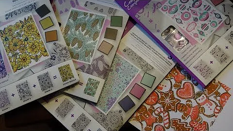 Crafter's Companion Background Layering Stamp Sets Review!